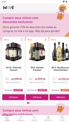 Wine Loja e Clube de Vinhos android App screenshot 3