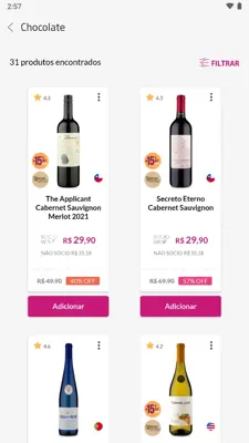 Wine Loja e Clube de Vinhos android App screenshot 5