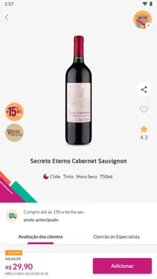 Wine Loja e Clube de Vinhos android App screenshot 6